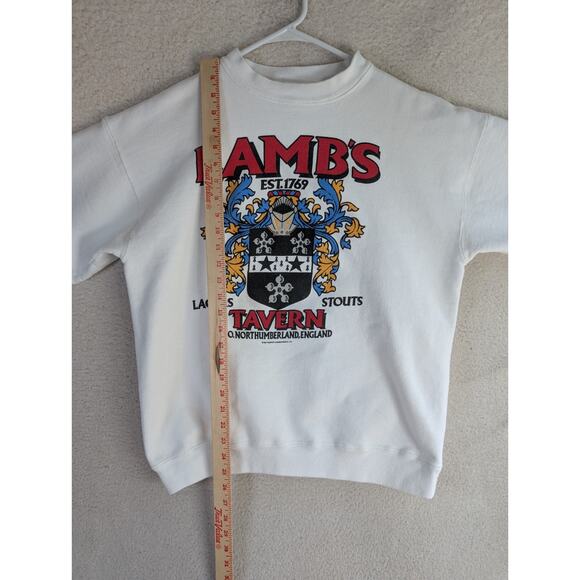 Vintage Lambs Tavern Sweatshirt Mens Large White Heavyweight USA Made READ - Picture 6 of 16